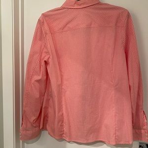 Pinks and White Button Down